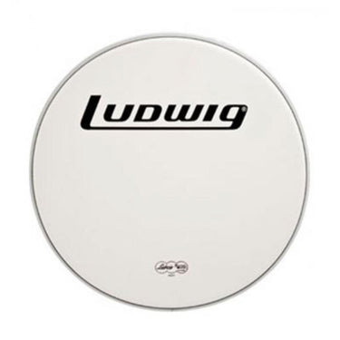 Parche ludwig ensemble 32 pulgadas para bombo liso blanco LW4232